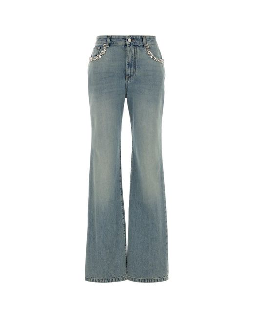 McQueen Blue Denim Jeans