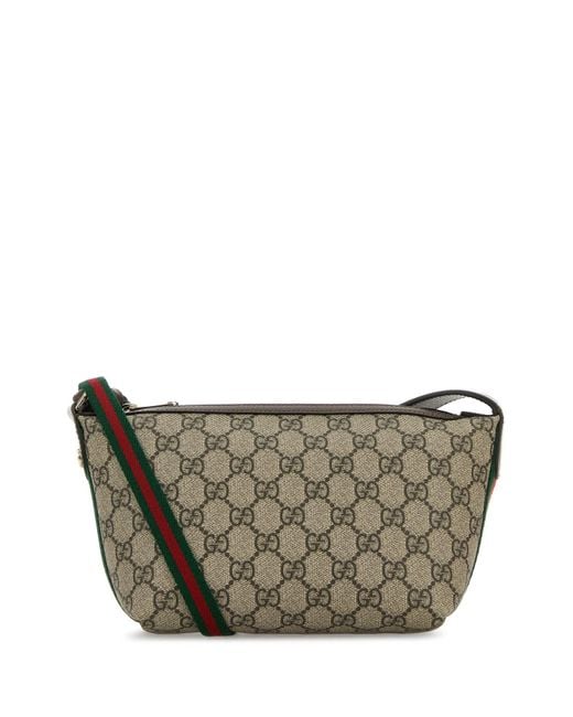 Borsa a mano Ophidia mini in tela stampata di Gucci in Gray