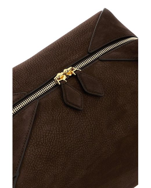 Alaïa Brown Leather Fonce Shoulder Bag