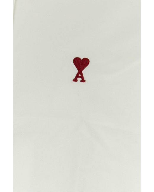 AMI White Oxford Shirt for men