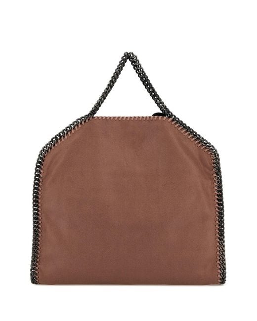 Stella McCartney Brown Antiqued Pink shaggy Deer Medium Falabella Handbag
