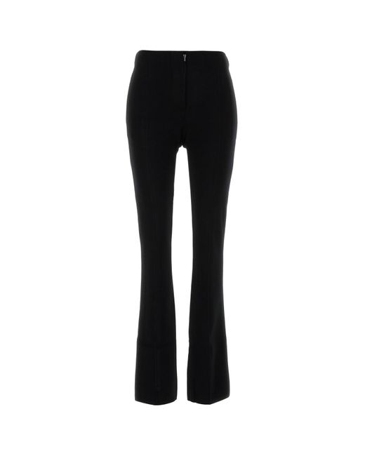 Sportmax Black Viscose Blend Leggings