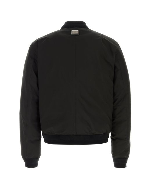 Dolce & Gabbana Black Dolce & Gabbana Coats for men