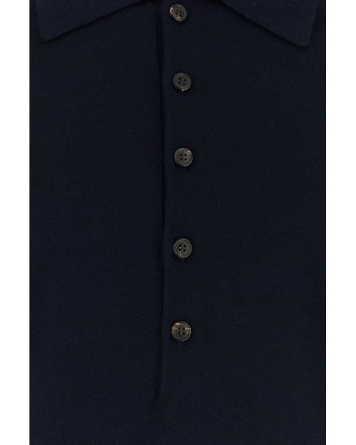 Dries Van Noten Navy Blue Wool Muano Sweater for men