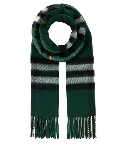 Burberry Green Scarves And Foulards