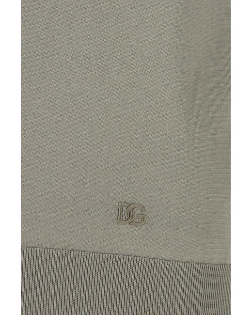 Dolce & Gabbana Gray Polo for men