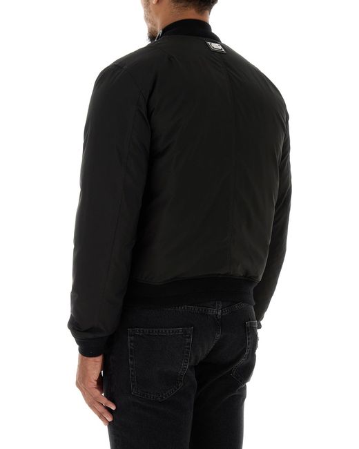 Dolce & Gabbana Black Dolce & Gabbana Coats for men