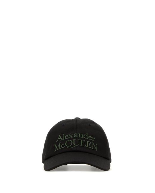 McQueen Black Hats for men