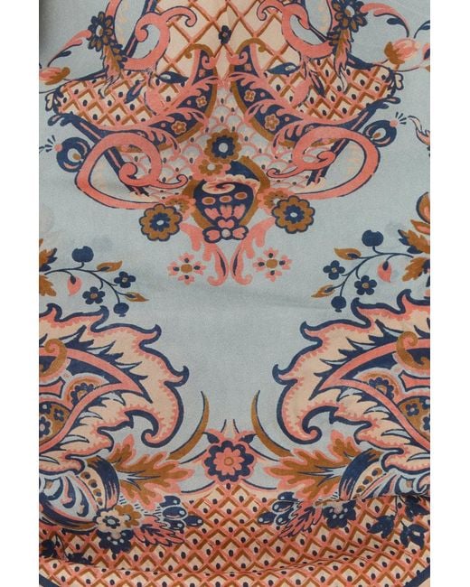 Zimmermann Multicolor Printed Silk Aster Top