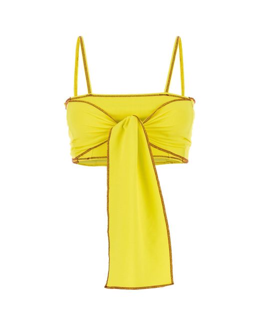 Baserange Yellow Costume Da Bagno