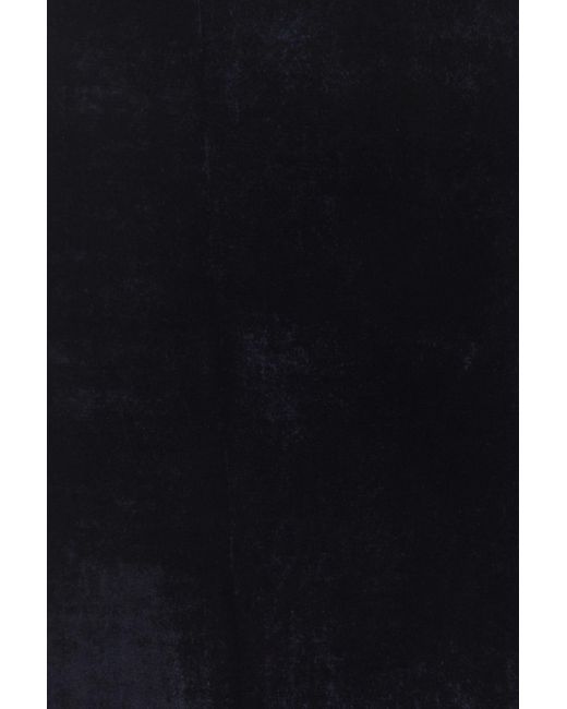 Fendi Black Dark Blue Velvet Skirt