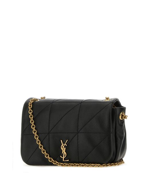 Borsa a spalla Jamie 4.3 mini in nappa nera di Saint Laurent in Black