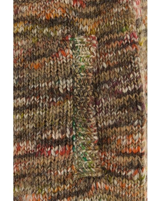 Alanui Brown Knitted Shorts for men