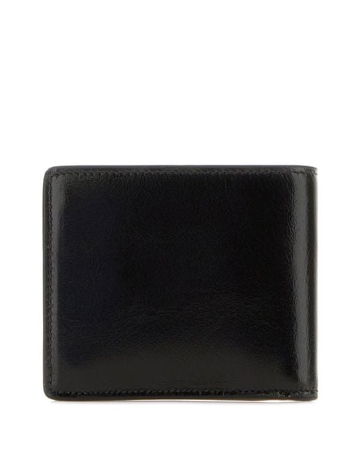 Versace Black Leather Wallet for men
