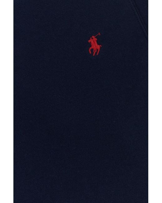 Polo Ralph Lauren Navy Blue Cotton Blend Sweatshirt