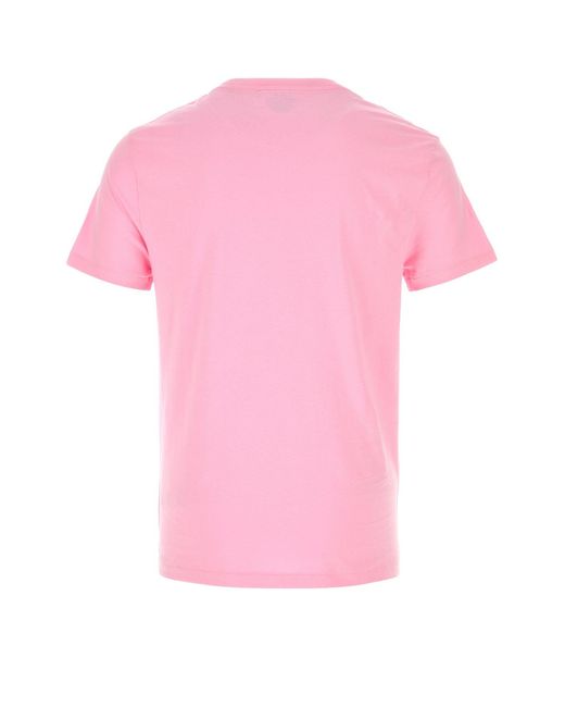 Polo Ralph Lauren Pink Cotton T-shirt for men