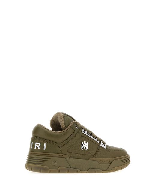 Amiri Green Classic Fit Sneakers for men