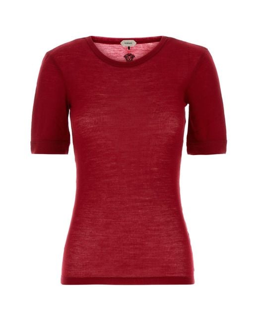Versace Red Wool T-Shirt