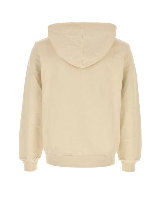 A.P.C. Natural Sand Stretch Cotton Sweatshirt