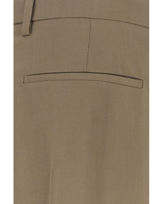 Valentino Garavani Natural Cappuccino Wool Pant for men