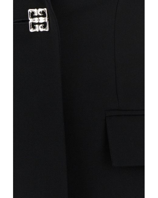 Givenchy Black Wool Blazer