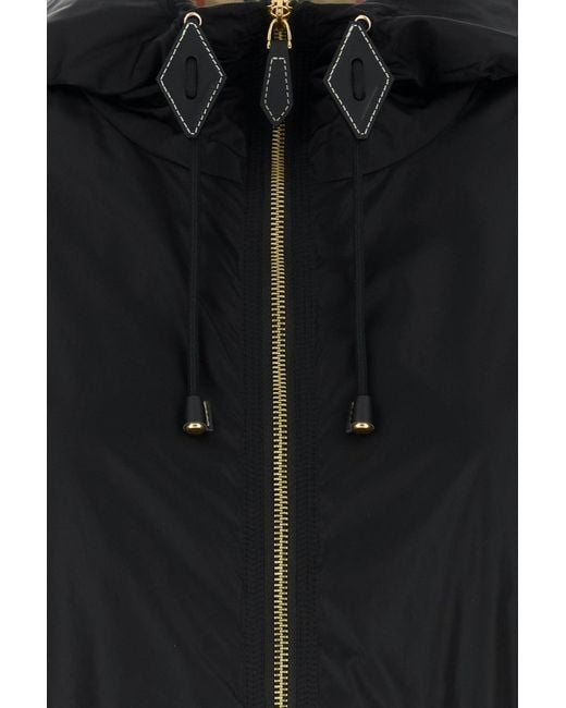 Burberry Black Nylon Windbreaker