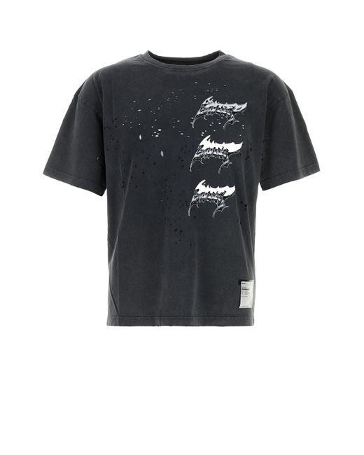 Satisfy Black Slate Cotton Mothtechtm T-shirt for men