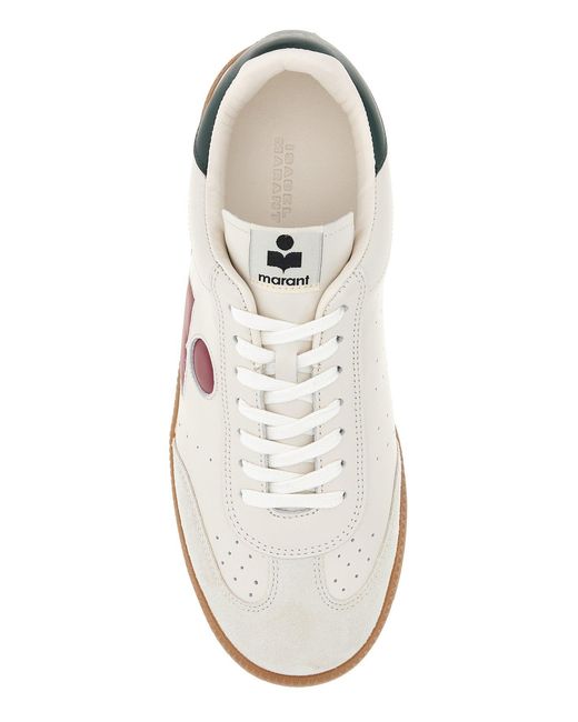 Isabel Marant Pink Chalk Leather Bryce Sneakers
