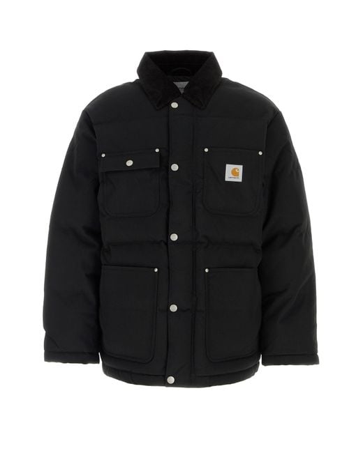 Carhartt Black Nylon Rayler Jacket for men