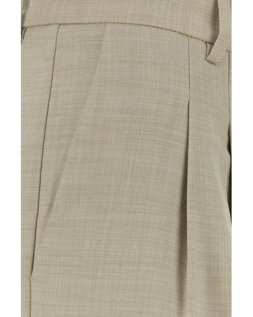 ANDAMANE Natural Melange Sand Stretch Twill Nathalie Pant
