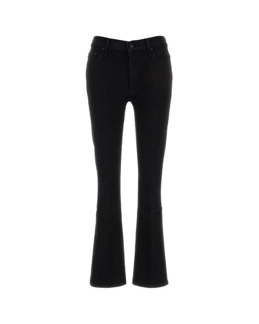 Mother Black Denim The Weekender Jeans