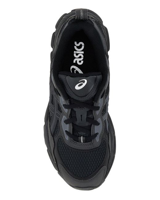 Asics Black Mesh And Synthetic Leather Gel-nyc Rgd Sneakers