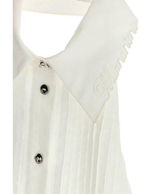 Blumarine White Top Gilet