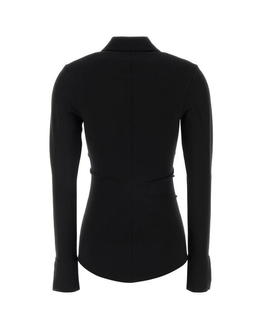 Jil Sander Black Slim Solid Shirt