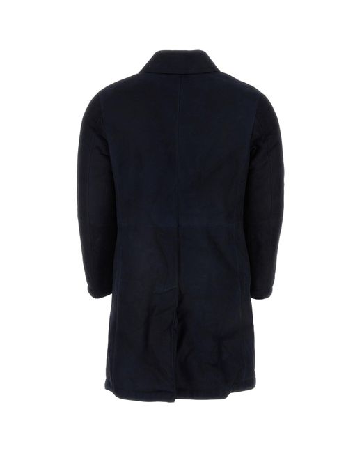 Brioni Blue Cappotto for men