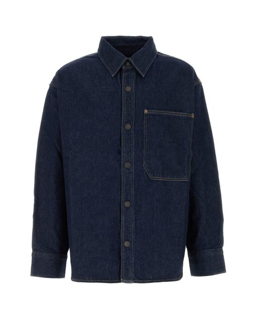 Agolde Blue Denim Corwin Shirt for men