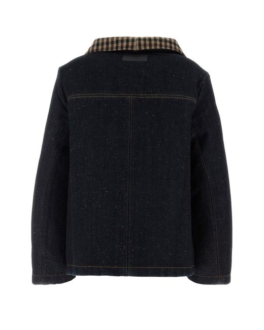 Ganni Black Denim Jacket