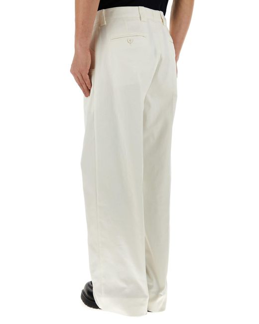 Dolce & Gabbana White Pantalone for men