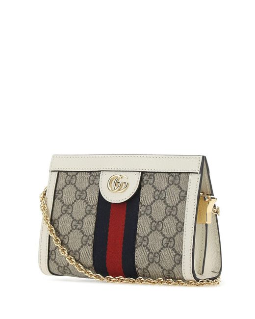 Gucci Leather GG Supreme Fabric Ophidia 