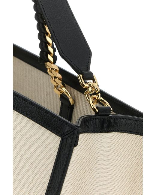 Givenchy Two-tone Canvas And Leather Medium G-tote Handbag