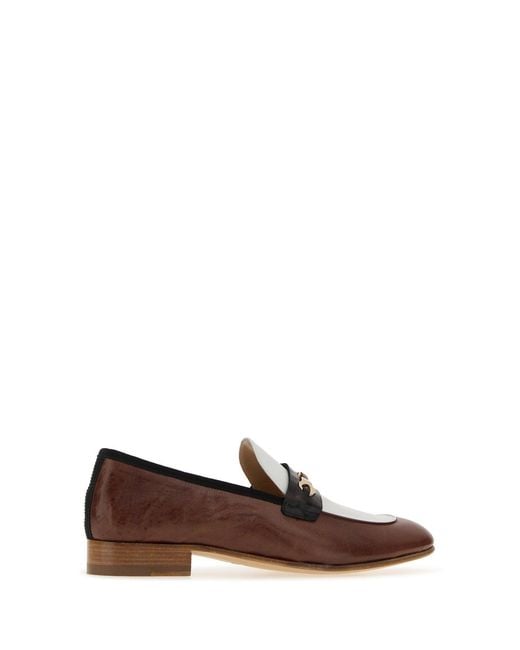 Fratelli Rossetti Brown Two Leather Loafers