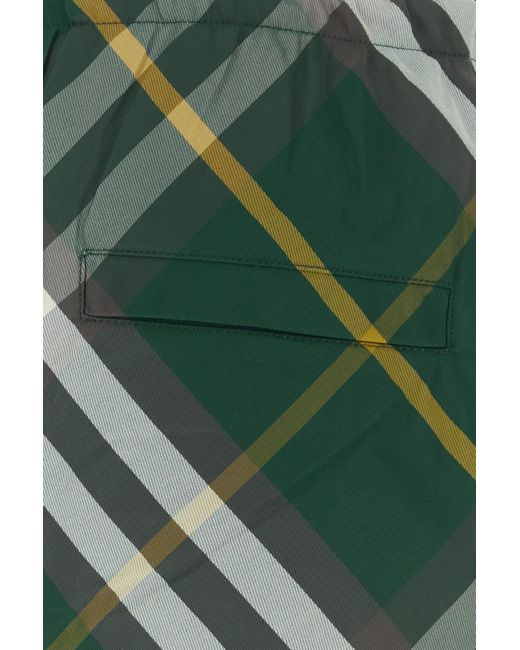 Burberry Green Swimsuits for men