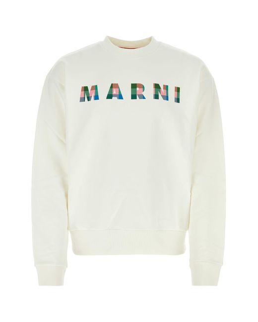 Marni White Sweatshirts for men