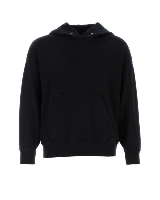 Felpa in lana nera di Visvim in Black da Uomo