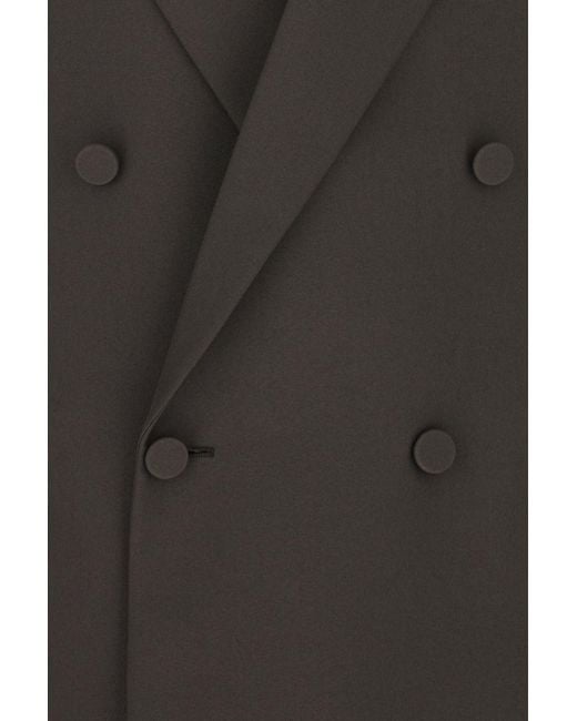 Giacca in panama cioccolato di Gucci in Black da Uomo