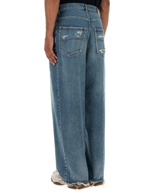 Balenciaga Blue Denim Jeans for men
