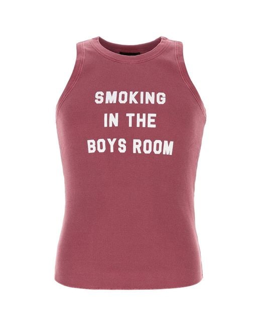 DSquared² Dark Pink Cotton Tank Top for men