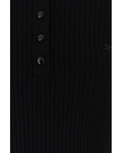 Courreges Black Polo