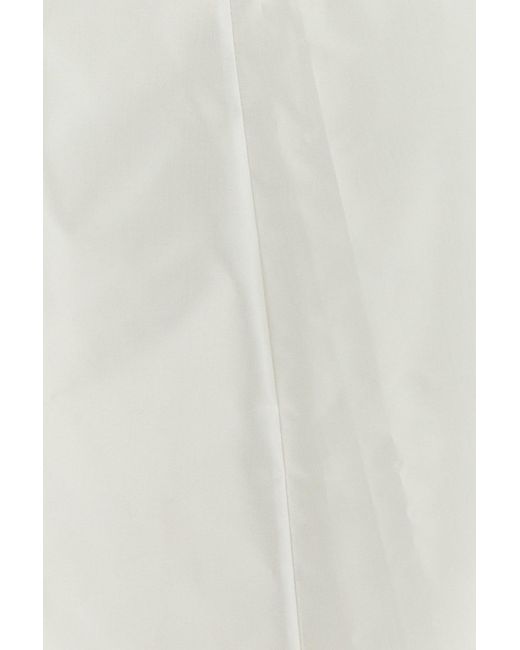Carven White Polyester Blend Top