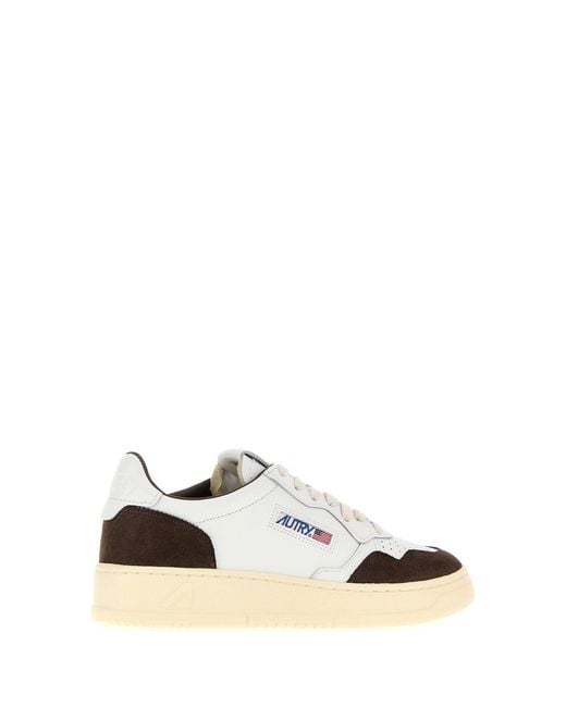 Autry White Leather Medalist Sneakers
